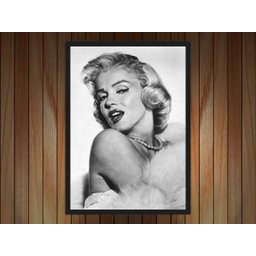 Quadro Decorativo Marilyn Monroe Decorações Salas Quartos Com Moldura G01 - 2
