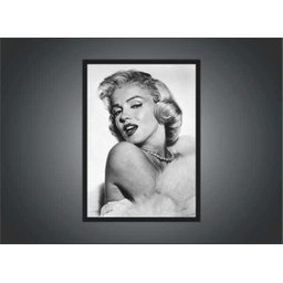 Quadro Decorativo Marilyn Monroe Decorações Salas Quartos Com Moldura G01 - 3