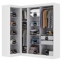 Ver imagem 7 de Modulação 1 Canto 2 Portas Puxador em Mdf Paris