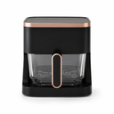 Ver imagem 1 de Fritadeira Elétrica Air Fryer Digital com Cesto de Vidro Preto