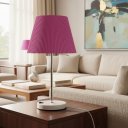 Ver imagem 1 de Abajur Luminaria de Mesa Piovere Elegante Moderno com Interruptor com Cupula 3d Premium