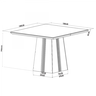 Mesa de Jantar Quadrada Sonhare com 8 Cadeiras Iza Off White/mel/bege/vd Off White - Casa Giulia - 6