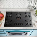 Ver imagem 3 de Cooktop 5b Preto com Mesa de Vidro Atlas U Top Preto Bivolt