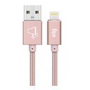 Ver imagem 4 de Cabo Lightning para Iphone Ipad Reforçado Rosa