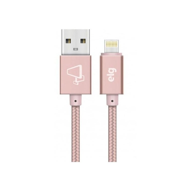 Cabo Lightning para Iphone Ipad Reforçado Rosa