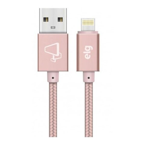 Cabo Lightning para Iphone Ipad Reforçado Rosa