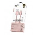 Ver imagem 3 de Cabo Lightning para Iphone Ipad Reforçado Rosa