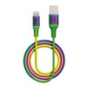 Ver imagem 1 de Cabo para Iphone - Lightning - Reforçado Colorido Elg