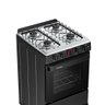 Fogão Esmaltec 4 Bocas Ideal Super Mesa de Aço Inox Preto F4iap Bivolt - 5