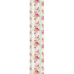 Papel De Parede Lavável Folhas Brancas Com Fundo Bege 3m - 7