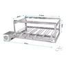 Churrasqueira Giratória Inox Gira Grill 6 Espeto - 2