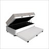 Cama Box Baú com Auxiliar e Colchão de Molas Ensacadas Ortobom Airtech Springpocket Solteiro 88cm - 2