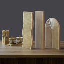 Ver imagem 3 de Tábua para Servir 2x40x14cm Madeira Natural