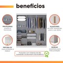 Ver imagem 7 de Guarda Roupas Casal 6 Portas 2 Gavetas Madrid