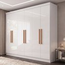 Ver imagem 2 de Guarda Roupas Casal 6 Portas 2 Gavetas Madrid