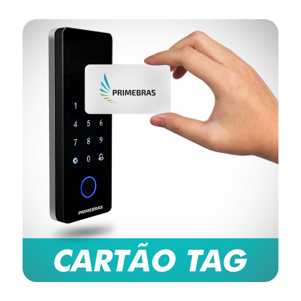 Fechadura Digital Biométrica Primebras Athenas Vidro Bluetooth - 5