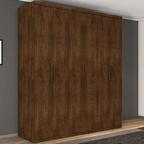 Guarda-Roupa Dubai Casal Seis Portas Malbec