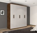 Ver imagem 6 de Guarda-Roupa Dubai Casal Seis Portas Malbec Off-White