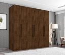 Ver imagem 6 de Guarda-Roupa Casal Paris Seis Portas Malbec