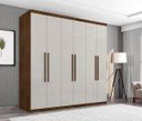 Ver imagem 6 de Guarda-Roupa Casal Paris Seis Portas Malbec Off-White