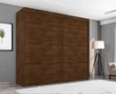 Ver imagem 5 de Guarda-Roupa Londres Duas Portas Deslizantes Malbec