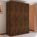 Ver imagem 1 de Guarda-Roupa Miami Casal Quatro Portas Malbec