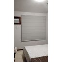 Ver imagem 2 de Persiana Romana Blackout Lar 1,40 X 1,40 Alt Premium Cinza