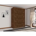 Ver imagem 5 de Guarda-Roupa Solteiro Belmont Duas Portas Deslizantes Malbec