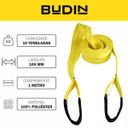 Ver imagem 2 de Cinta de Reboque e Arraste 10 ton x 1 metros plana - 4x4 / Trilhas / Off road / Caminhão / Trator Bu