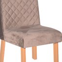 Ver imagem 7 de Conjunto Sala de Jantar Mesa Com 6 Cadeiras Bom Pastor Olimpic Noce e Off White