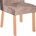 Ver mais imagens de Conjunto Sala de Jantar Mesa Com 6 Cadeiras Bom Pastor Olimpic Noce e Off White
