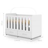 Berço Ofelia Branco Acetinado com Colchão - 3
