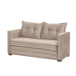 Sofá Cama 2 Lugares Suede Londres  - 2