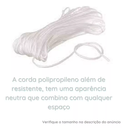 Ver imagem 3 de Kit 2 Varal para Apartamento Retrátil Parede Cabo de Aço 4m