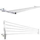 Ver imagem 1 de Kit 2 Varal para Apartamento Retrátil Parede Cabo de Aço 4m