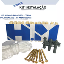 Ver imagem 7 de Kit 2 Varal para Apartamento Retrátil Parede Cabo de Aço 4m