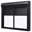 Ver imagem 5 de Janela com 2 Folhas de Correr e Persiana Integrada 1,20x1,50 Aluminio Preto