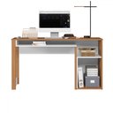Ver imagem 3 de Mesa Escrivaninha Versa Home Telasul 1 Porta Freijó /branco - Telasul