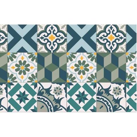 Papel Contact Azulejos 15 x 15cm Antalya com 18 Unidades Plastcover