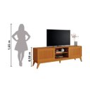 Ver imagem 4 de Rack Bancada King para Tv até 65 Polegadas 1.80cm Edn:cedro Ripado 3d