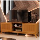 Ver imagem 2 de Rack Bancada King para Tv até 65 Polegadas 1.80cm Edn:cedro Ripado 3d