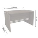 Ver imagem 2 de Mesa Escritório Secretária com Usb