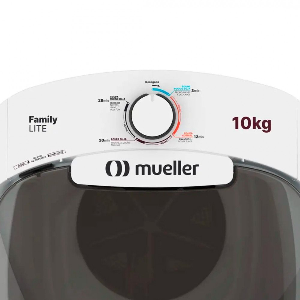 Lavadora 10kg Semiautomática Family Lite Mueller 127V - 3