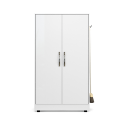 Armário Multiuso Any Lavanderia Mdf 2 Portas Prateleiras Ajustáveis:branco - 1