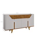 Ver imagem 6 de Aparador Buffet Danúbio Off-white com Naturalle - Bechara