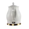 Chaleira Elétrica em Porcelana Elegance Branco Decorada 127v 1,5 Litro - 2
