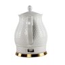 Chaleira Elétrica em Porcelana Elegance Branco Decorada 127v 1,5 Litro - 3