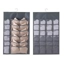 Ver imagem 5 de Cabide Organizador 36 Bolsos Porta Sutia Dupla Face Multi Divisorias Closet Joias Guarda Roupa Objet