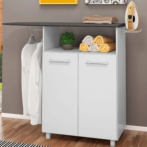 Tábua de Passar Roupa Melissa 2 Portas Nicioli - Branco