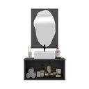 Ver imagem 3 de Conjunto para Banheiro Suspenso Chicago 70cm com Gabinete Cuba e Espelheira C00D70015 Grafite -